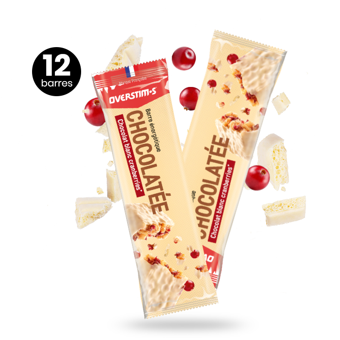 Cranberries-white chocolate bar